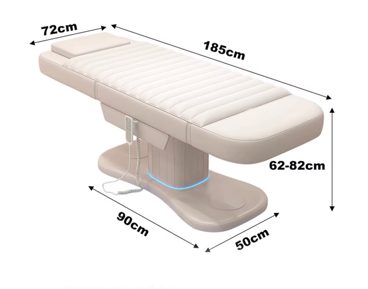 Electric Adjustable Lash, Facial & Esthetic Treatment Bed